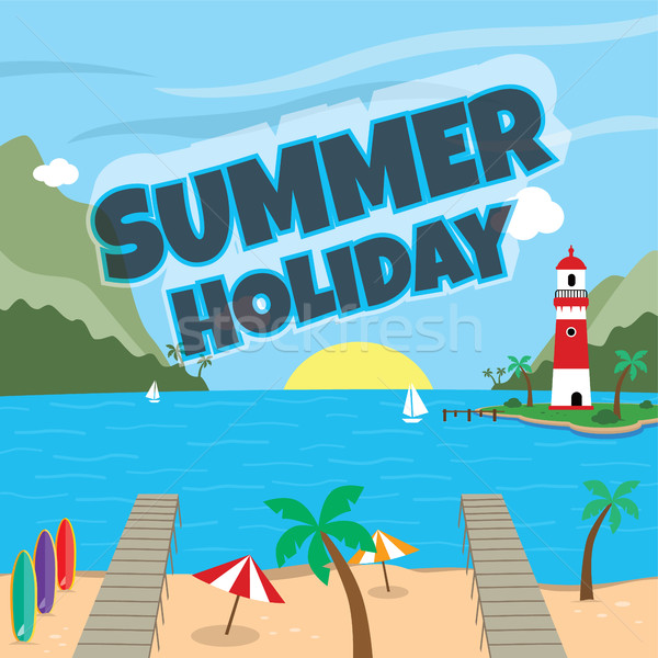 play cartoon summer resort online